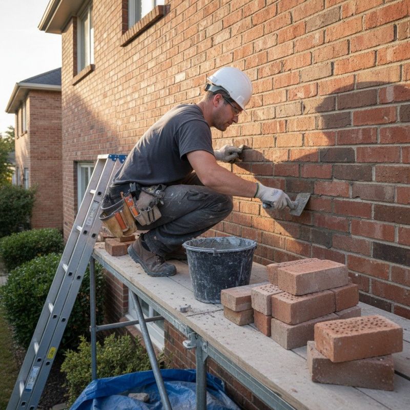 Local Exterior Brick Repair pros at work